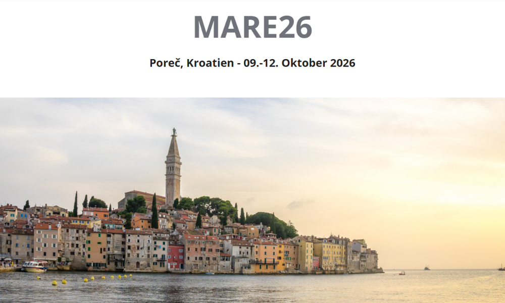 Eventbanner Mare 2026 Medizinkongress mit medizinischem Fachprogramm