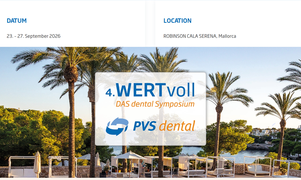 Eventbanner für das 4. WERTvoll Dental Symposium 2026 auf Mallorca
