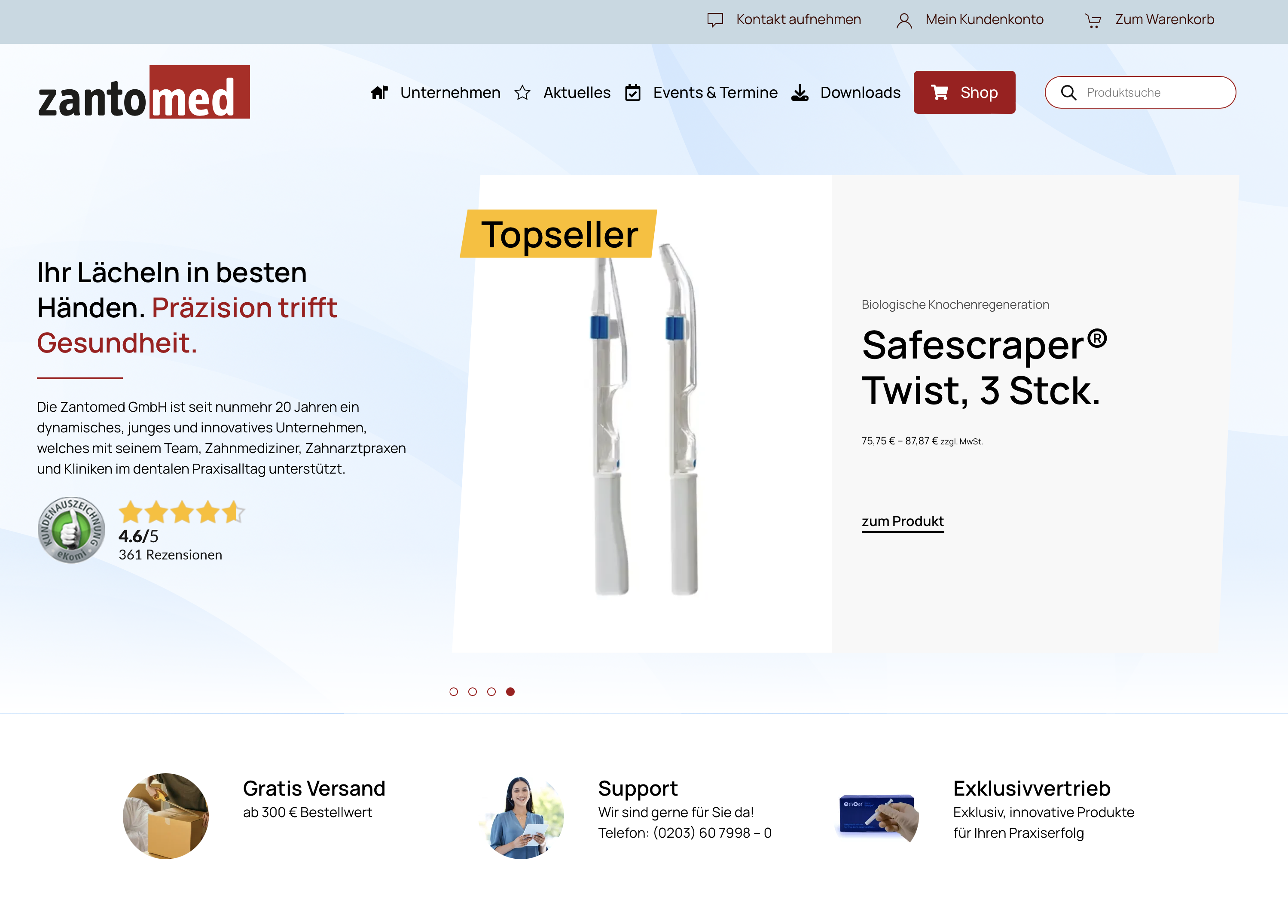 Zantomed Webshop