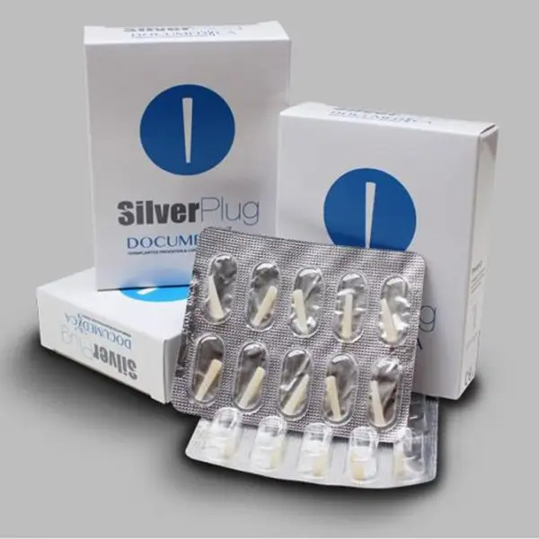 SilverPlug®-Verpackungen mit Produktinhalt