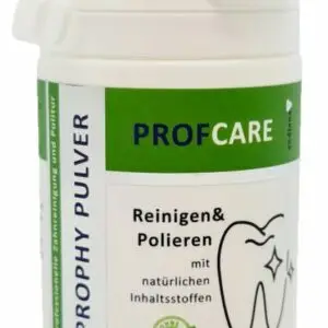 Zahnpulver reinigt und poliert die Zähne