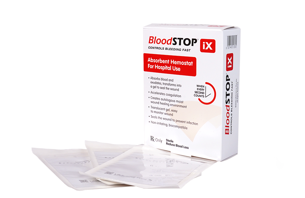 BloodSTOP iX Blustillendes Wundpflaster