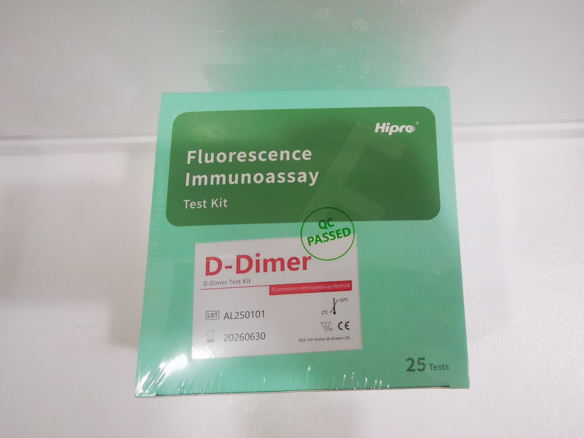 D-Dimer Praxis-Sofort-Tests 25 Stück – Schnelltest zur quantitativen D-Dimer-Bestimmung in Blut/Plasma für medizinische Praxen