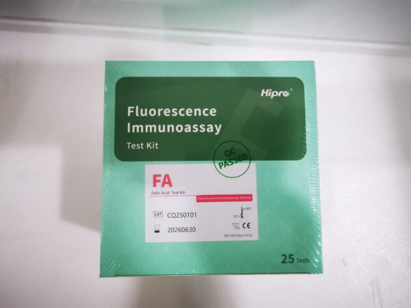 FA Folsäure Praxis-Sofort-Tests 25 Stück – Schnelltest-Kit zur quantitativen Folsäurebestimmung im Serum oder Plasma für medizinische Praxen.